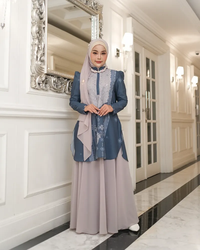 Mom Style 3 One Set — Denim X Silver